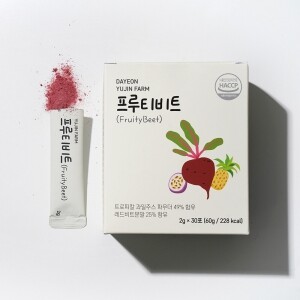 <b>유진팜 유진팜 프루티비트 레드비트 열대과일 분말 스틱형 X 30개입</b>